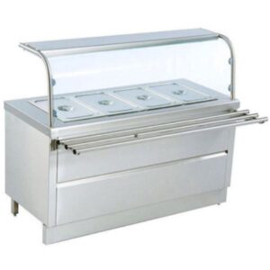 Bain Marie with Sneege Guard