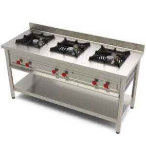 Three Burner Range