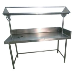 Dish Landing Table with Glass Rack
